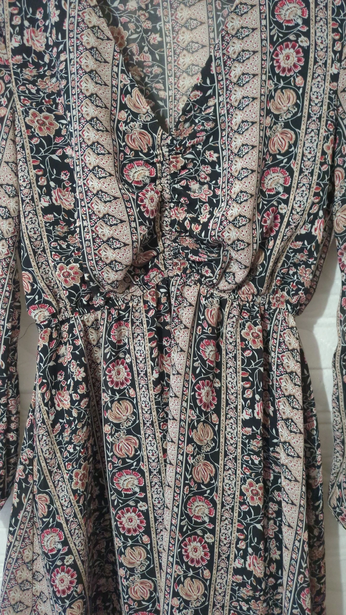 Túnica feminina verão tamanho P azul cereja – photo 3